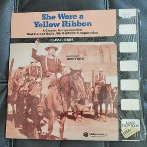 She Wore A Yellow Ribbon Laserdisc John Wayne Classic Series John Ford 1986